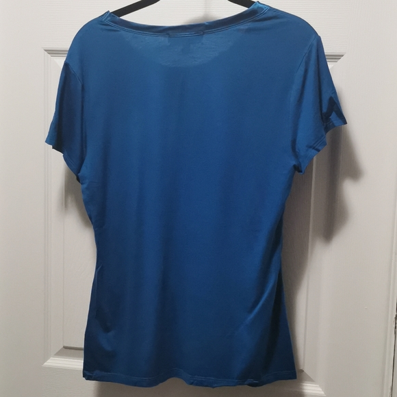 Banana Republic Factory - Super Soft Tee with Satin Neckline - Picture 2 of 5